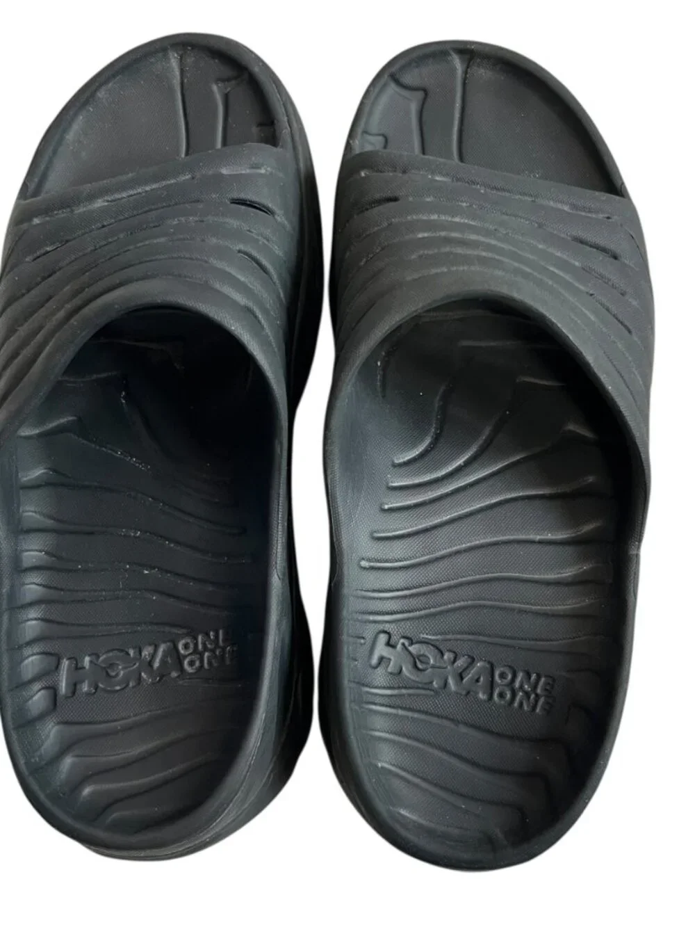 Hoka sandals Ora Recovery slide black EVA mens 9 womens 11 lightweight